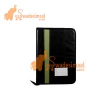 Worldone Portfolio-PU With Zipper, 20 Leaves